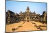 Bakong Prasat Temple in Angkor Wat Complex, Siem Reap, Cambodia-mazzzur-Mounted Photographic Print