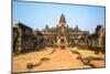 Bakong Prasat Temple in Angkor Wat Complex, Siem Reap, Cambodia-mazzzur-Mounted Photographic Print