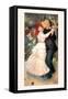 Bal a Bougival-Pierre-Auguste Renoir-Framed Stretched Canvas
