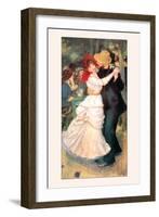 Bal a Bougival-Pierre-Auguste Renoir-Framed Art Print