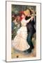 Bal a Bougival-Pierre-Auguste Renoir-Mounted Art Print