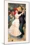 Bal a Bougival-Pierre-Auguste Renoir-Mounted Art Print