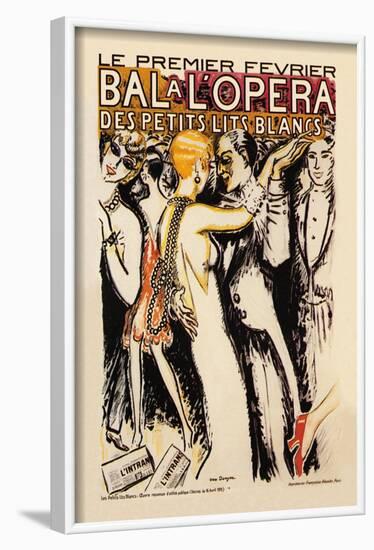 Bal a l'Opera-null-Framed Art Print