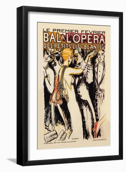 Bal a l'Opera-null-Framed Art Print