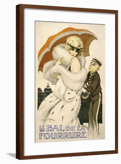 Bal De La Fourrure-null-Framed Giclee Print