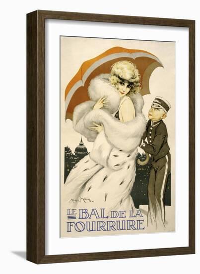 Bal De La Fourrure-null-Framed Giclee Print