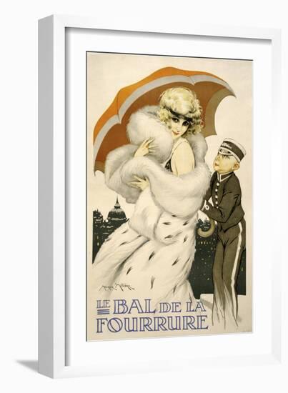 Bal De La Fourrure-null-Framed Giclee Print