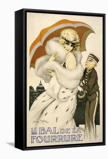 Bal De La Fourrure-null-Framed Stretched Canvas