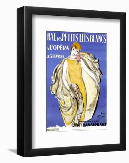 Bal des Petits Lits Blancs-Marcel Vertes-Framed Art Print