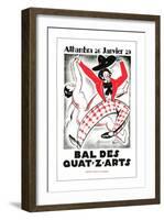 Bal des Quat'z'Arts-Archive-Framed Art Print