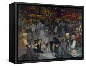 Bal du 14 juillet-Théophile Alexandre Steinlen-Framed Stretched Canvas