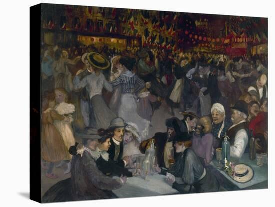 Bal du 14 juillet-Théophile Alexandre Steinlen-Stretched Canvas