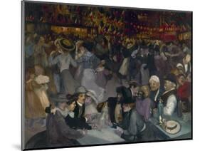 Bal du 14 juillet-Théophile Alexandre Steinlen-Mounted Giclee Print