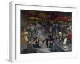 Bal du 14 juillet-Théophile Alexandre Steinlen-Framed Giclee Print