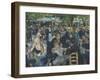 Bal du Moulin de la Galette, Montmartre-Pierre-Auguste Renoir-Framed Giclee Print