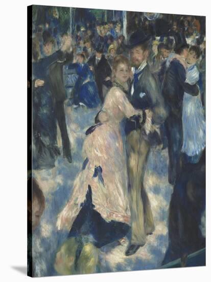 Bal du Moulin de la Galette, Montmartre-Pierre-Auguste Renoir-Stretched Canvas