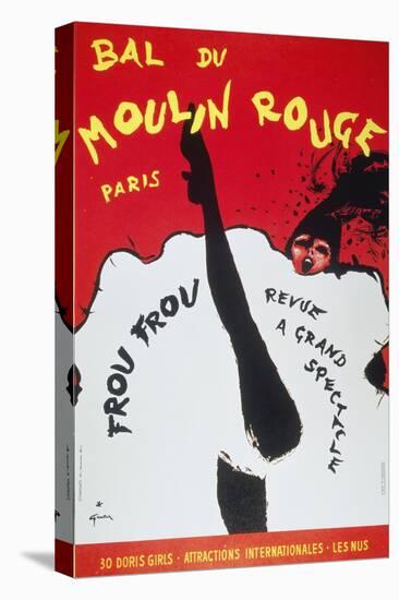 Bal Du Moulin Rouge Paris; Frou Frou - Revue a Grand Spectacle-null-Stretched Canvas