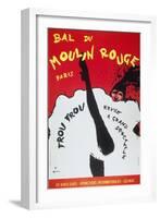 Bal Du Moulin Rouge Paris; Frou Frou - Revue a Grand Spectacle-null-Framed Premium Giclee Print