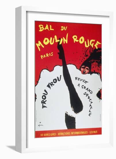 Bal Du Moulin Rouge Paris; Frou Frou - Revue a Grand Spectacle-null-Framed Premium Giclee Print