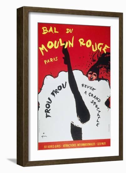 Bal Du Moulin Rouge Paris; Frou Frou - Revue a Grand Spectacle-null-Framed Giclee Print