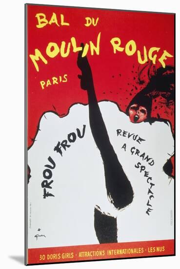 Bal Du Moulin Rouge Paris; Frou Frou - Revue a Grand Spectacle-null-Mounted Giclee Print