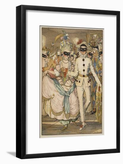 Bal Masque, 1918-Konstantin Andreevic Somov-Framed Giclee Print