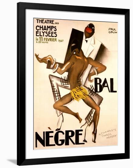 Bal Negre-Paul Colin-Framed Art Print