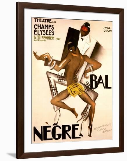 Bal Negre-Paul Colin-Framed Art Print