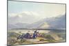 Bala Hissar and City of Kabul with the British Cantonments from the Ba Maroo Hill-James Rattray-Mounted Giclee Print