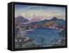 Bala Lake, C.1911-James Dickson Innes-Framed Stretched Canvas