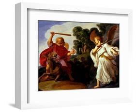 Balaam and His Ass, C.1620-Pieter Lastman-Framed Giclee Print