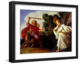 Balaam and His Ass, C.1620-Pieter Lastman-Framed Giclee Print