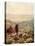 Balaam blessing the camp of Israel - Bible-William Brassey Hole-Stretched Canvas