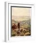 Balaam blessing the camp of Israel - Bible-William Brassey Hole-Framed Premium Giclee Print