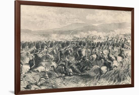 Balaclava, 25th October 1854. the Charge of the Scots Greys, 1884-null-Framed Giclee Print