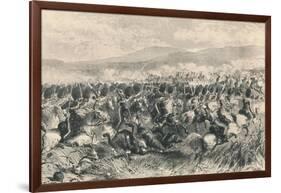 Balaclava, 25th October 1854. the Charge of the Scots Greys, 1884-null-Framed Giclee Print