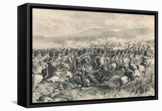 Balaclava, 25th October 1854. the Charge of the Scots Greys, 1884-null-Framed Stretched Canvas