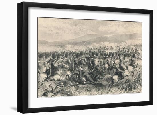 Balaclava, 25th October 1854. the Charge of the Scots Greys, 1884-null-Framed Giclee Print