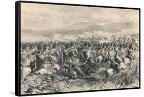 Balaclava, 25th October 1854. the Charge of the Scots Greys, 1884-null-Framed Stretched Canvas