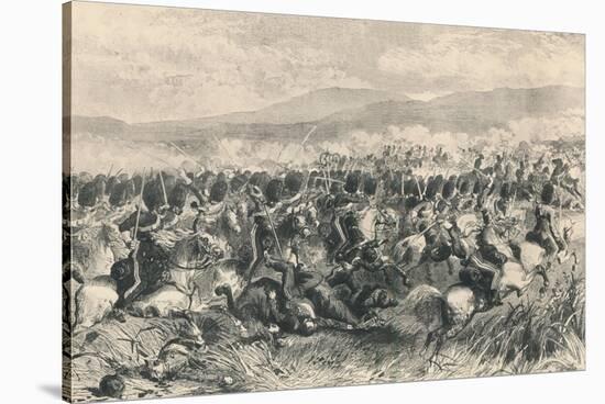 Balaclava, 25th October 1854. the Charge of the Scots Greys, 1884-null-Stretched Canvas