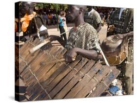 Balafon Players During Festivities, Sikasso, Mali, Africa-De Mann Jean-Pierre-Stretched Canvas