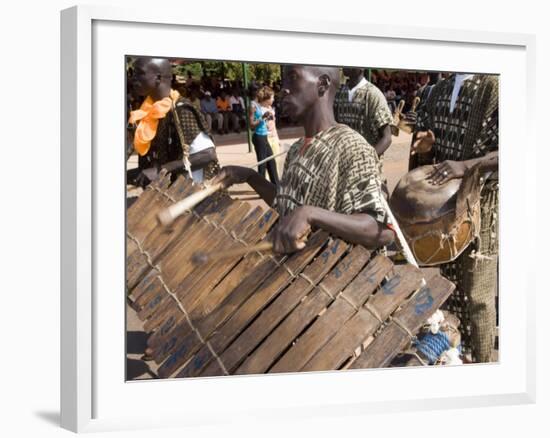 Balafon Players During Festivities, Sikasso, Mali, Africa-De Mann Jean-Pierre-Framed Photographic Print