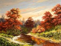Autumn Landscape With The River-balaikin2009-Art Print