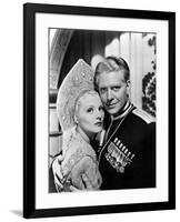 BALALAIKA, 1939 directed by REINHOLD SCHUNZEL Ilona Massey and Nelson Eddy (b/w photo)-null-Framed Photo