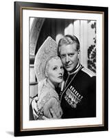 BALALAIKA, 1939 directed by REINHOLD SCHUNZEL Ilona Massey and Nelson Eddy (b/w photo)-null-Framed Photo