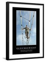 Balance: Motivationsposter Mit Inspirierendem Zitat-null-Framed Photographic Print