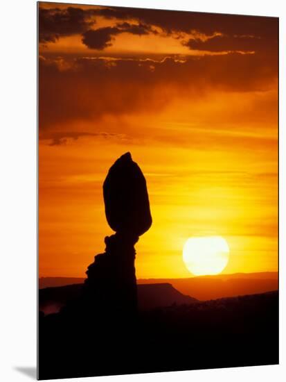 Balance Rock at Sunset, Arches National Park, Utah, USA-Jerry & Marcy Monkman-Mounted Photographic Print