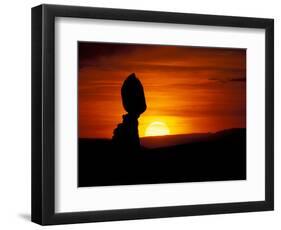 Balance Rock at Sunset, Arches National Park, Utah, USA-Jerry & Marcy Monkman-Framed Photographic Print