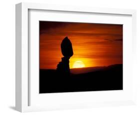 Balance Rock at Sunset, Arches National Park, Utah, USA-Jerry & Marcy Monkman-Framed Photographic Print