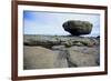 Balance Rock on the East Coast of Graham Island. it Is a Glacial Erratic from the Last Ice Age-Richard Wright-Framed Photographic Print